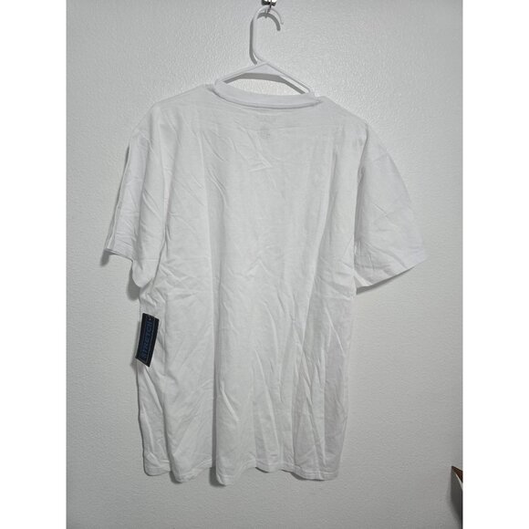 Blue Ice Men's Short Sleeve Crew Neck Classic‎ T-shirt Color White Size XL - Picture 8 of 8